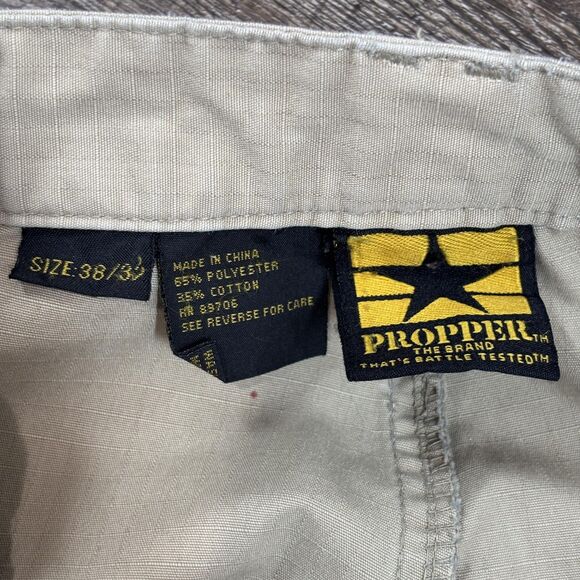 Propper Cargo Pants Mens 38x34 Tactical Ripstop Work Outdoor Polyester Cotton - Picture 11 of 13